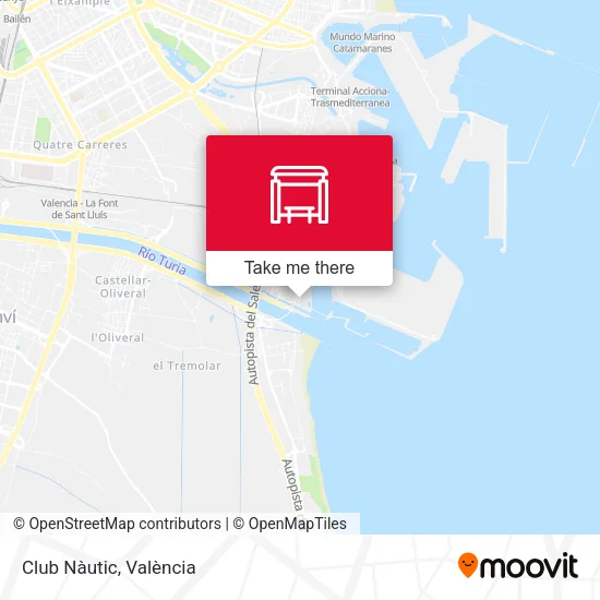 Club Nàutic map