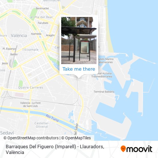 Barraques Del Figuero (Imparell) - Llauradors map
