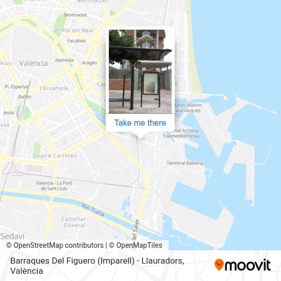 Barraques Del Figuero (Imparell) - Llauradors map