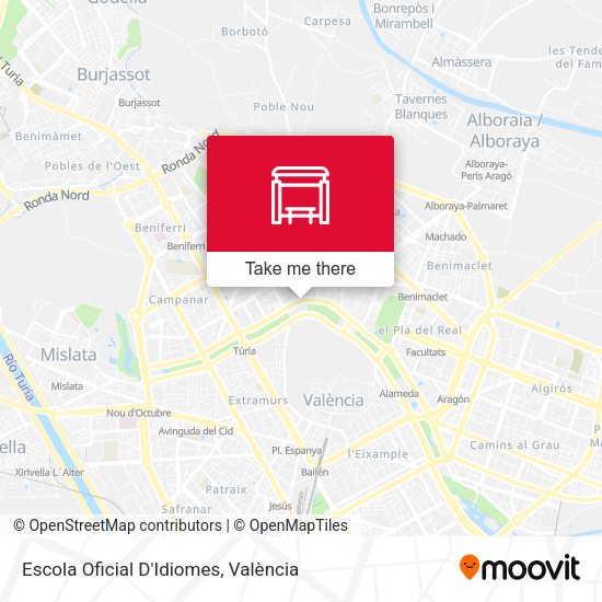 Escola Oficial D'Idiomes map