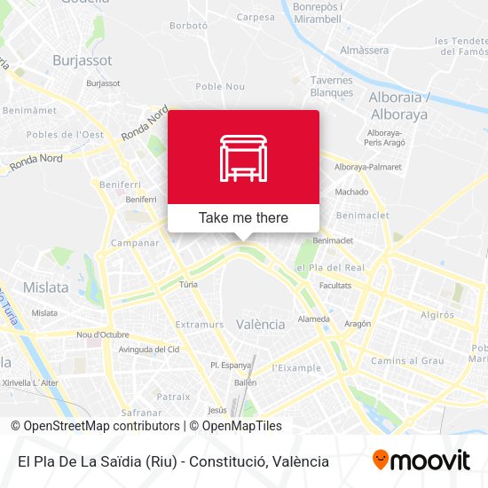 El Pla De La Saïdia (Riu) - Constitució map