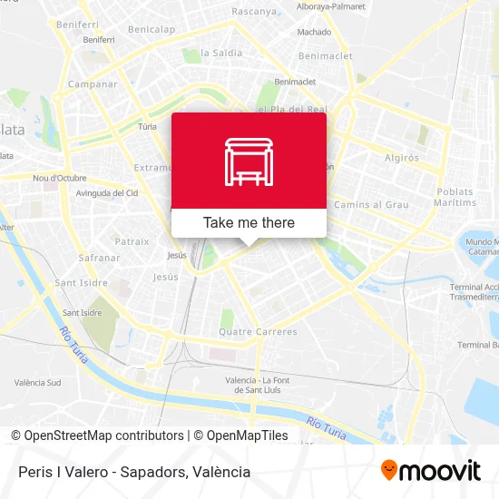 Peris I Valero - Sapadors map