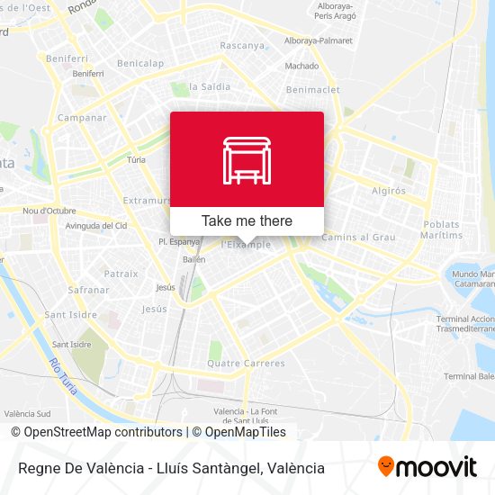 Regne De València - Lluís Santàngel map