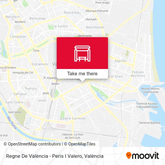 Regne De València - Peris I Valero map