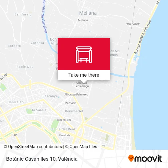 Botànic Cavanilles 10 map