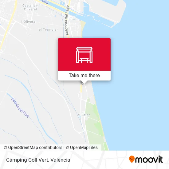 Càmping Coll Vert map