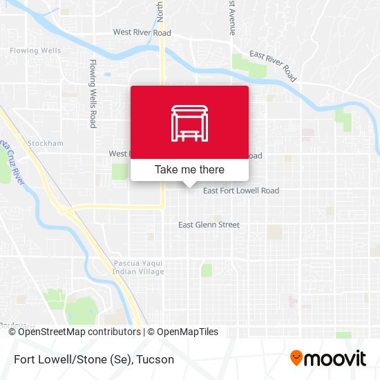 Mapa de Fort Lowell/Stone (Se)