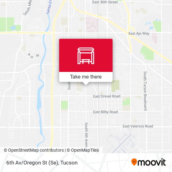 6th Av/Oregon St (Se) map