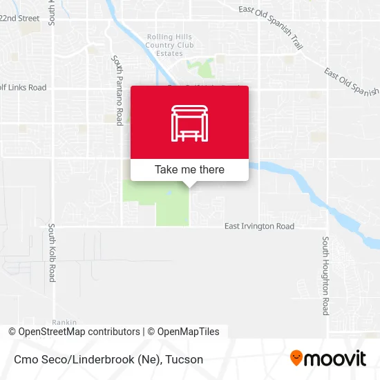 Cmo Seco/Linderbrook (Ne) map