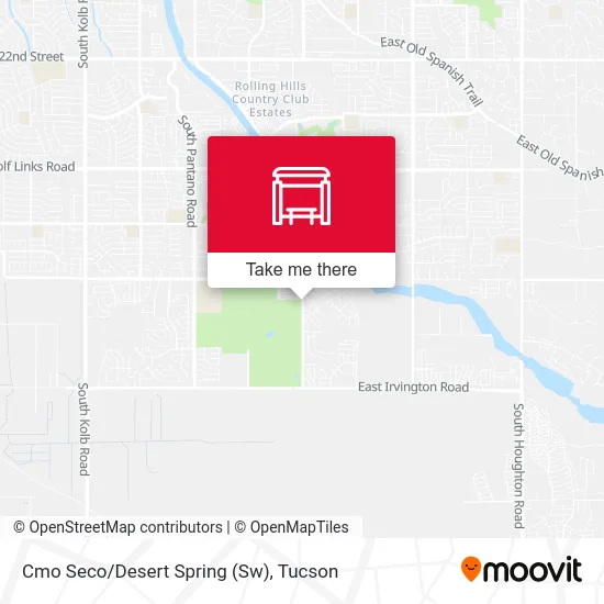 Cmo Seco/Desert Spring (Sw) map