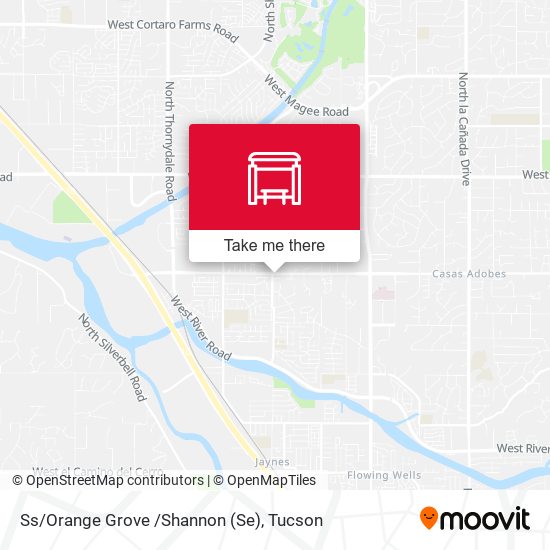Mapa de Ss/Orange Grove /Shannon (Se)