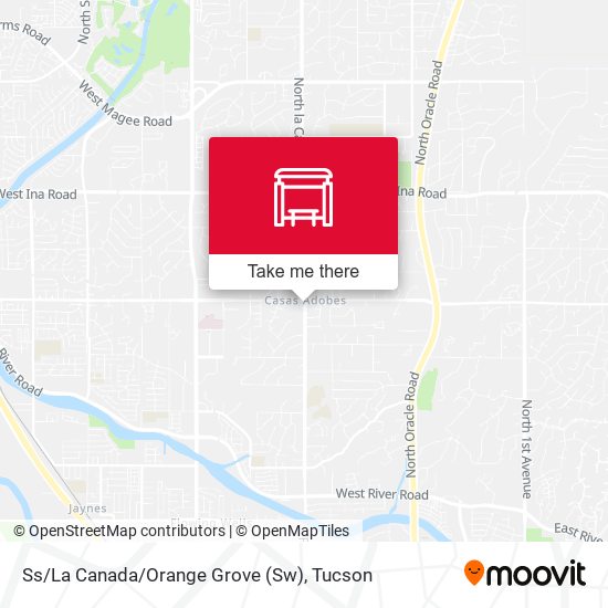 Mapa de Ss/La Canada/Orange Grove (Sw)