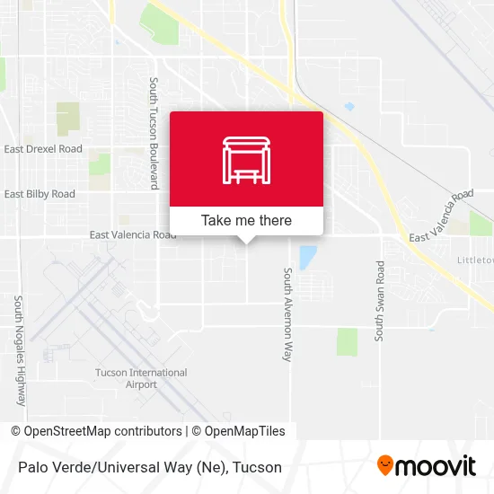 Palo Verde/Universal Way (Ne) map