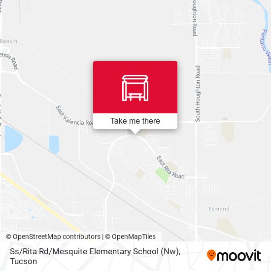 Mapa de Ss / Rita Rd / Mesquite Elementary School (Nw)
