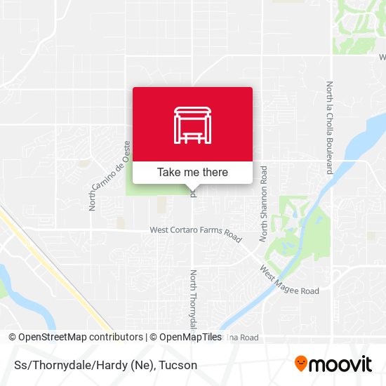 Mapa de Ss/Thornydale/Hardy (Ne)