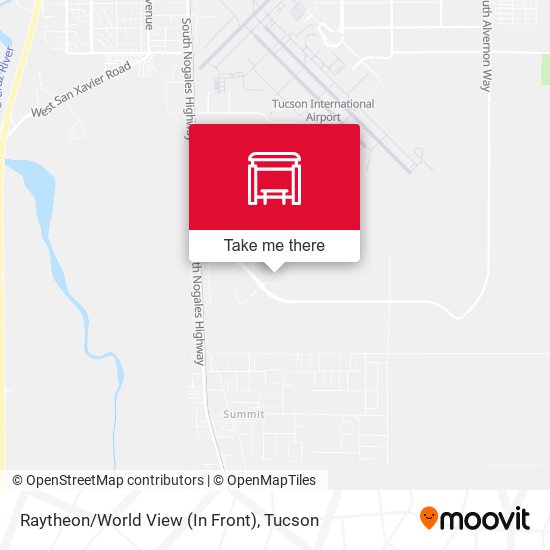 Mapa de Raytheon/World View (In Front)