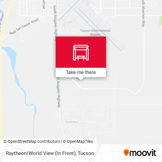 Mapa de Raytheon/World View (In Front)