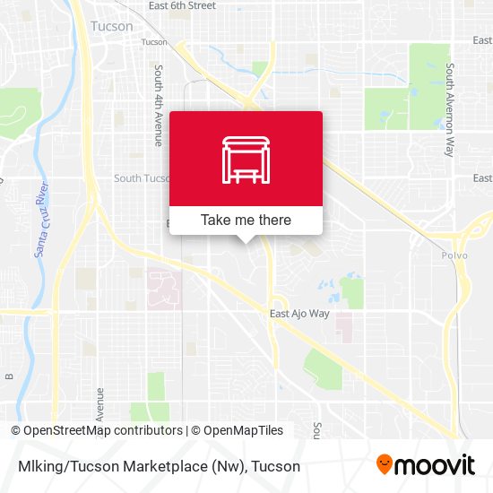 Mapa de Mlking/Tucson Marketplace (Nw)