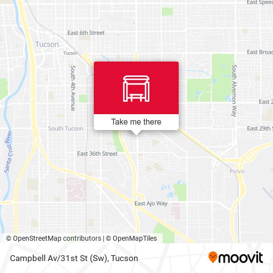 Campbell Av/31st St (Sw) map