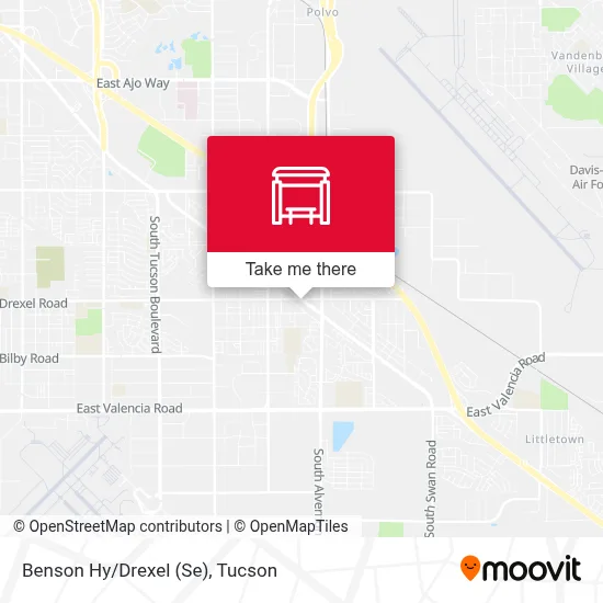 Benson Hy/Drexel (Se) map