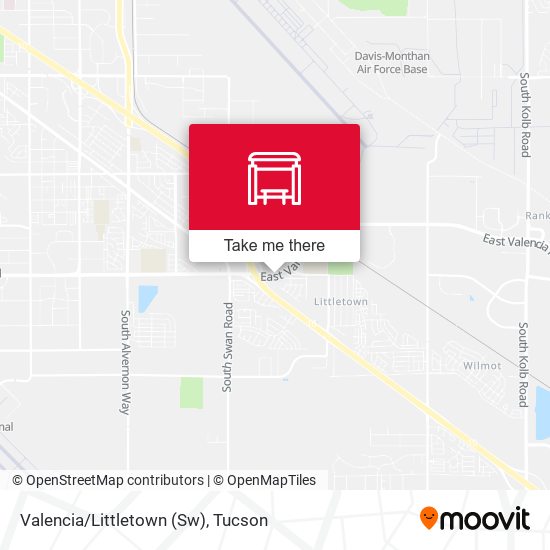 Valencia/Littletown (Sw) map