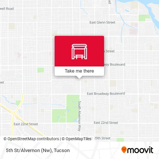 Mapa de 5th St/Alvernon (Nw)