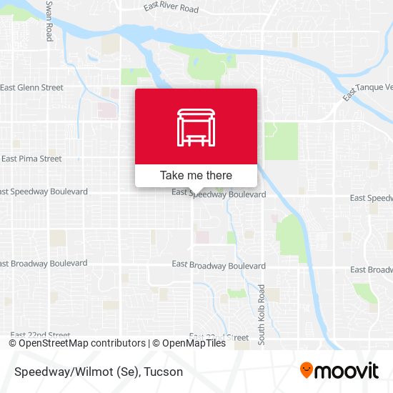 Speedway/Wilmot (Se) map