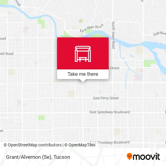 Grant/Alvernon (Se) map