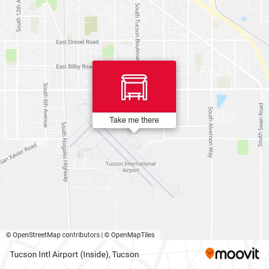 Mapa de Tucson Intl Airport (Inside)