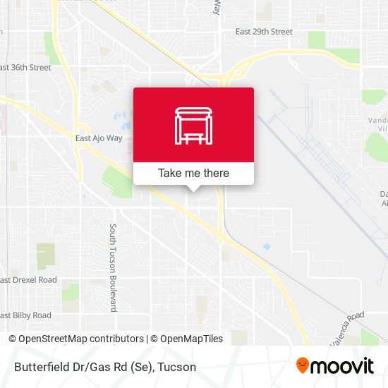 Butterfield Dr/Gas Rd (Se) map
