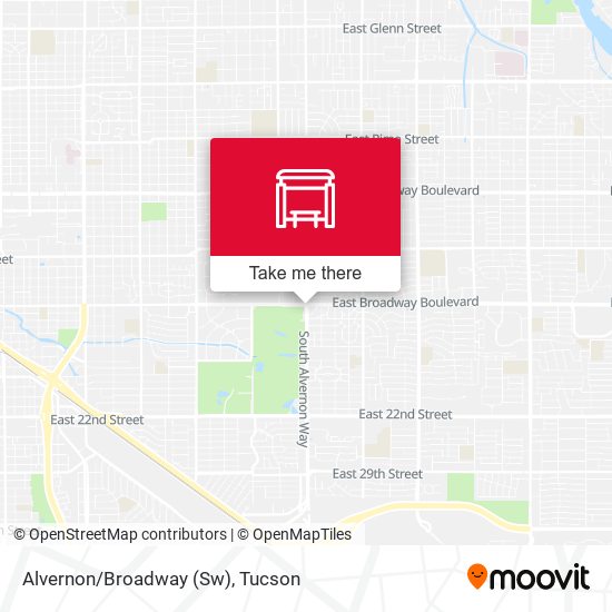 Mapa de Alvernon/Broadway (Sw)