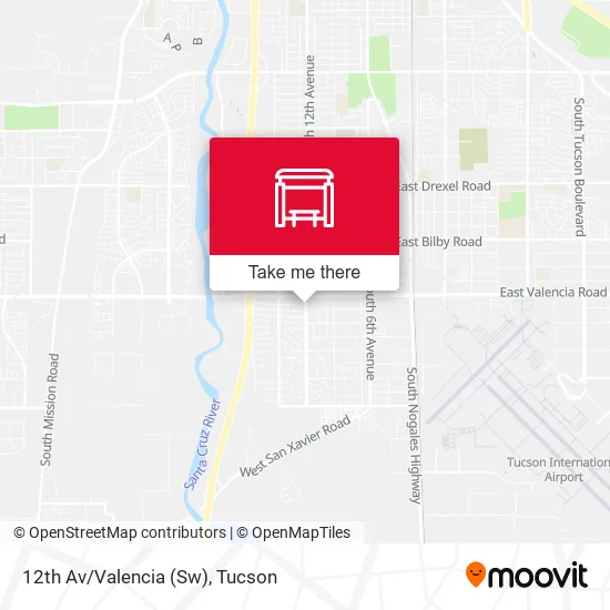 12th Av/Valencia (Sw) map