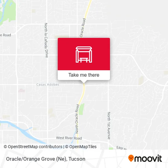 Mapa de Oracle/Orange Grove (Ne)