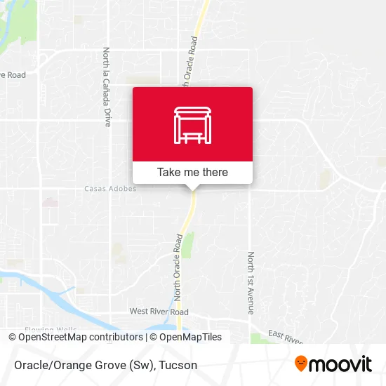 Mapa de Oracle/Orange Grove (Sw)
