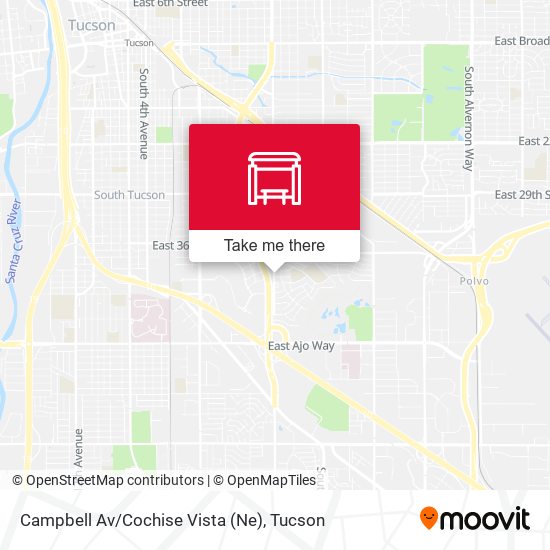 Campbell Av/Cochise Vista (Ne) map