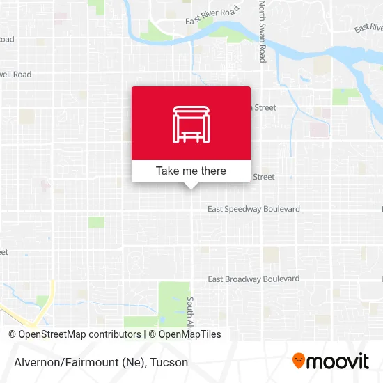 Alvernon/Fairmount (Ne) map
