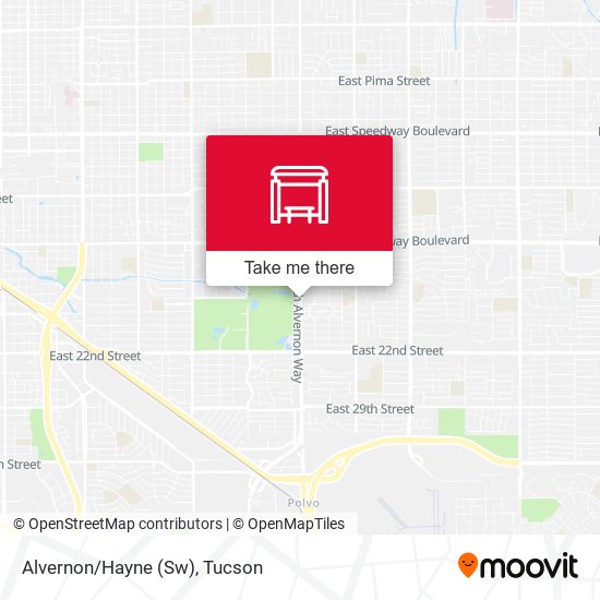 Mapa de Alvernon/Hayne (Sw)