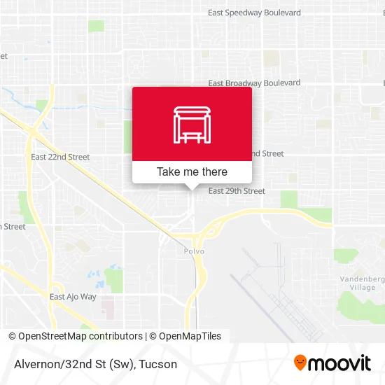 Alvernon/32nd St (Sw) map