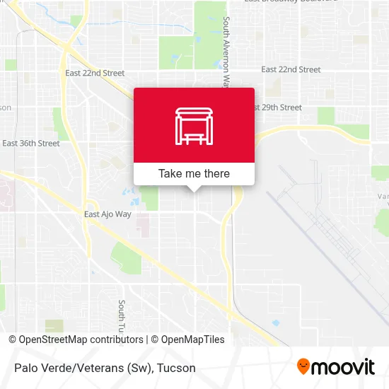 Palo Verde/Veterans (Sw) map