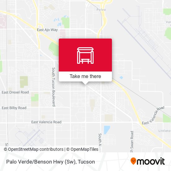 Palo Verde/Benson Hwy (Sw) map