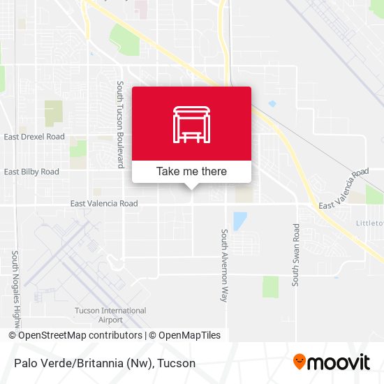 Palo Verde/Britannia (Nw) map