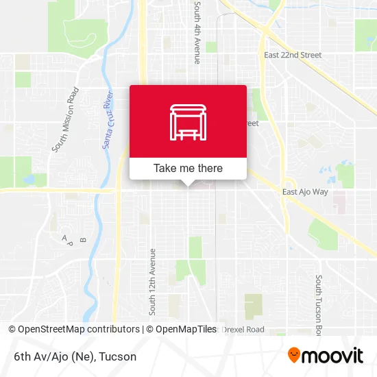 Mapa de 6th Av/Ajo (Ne)