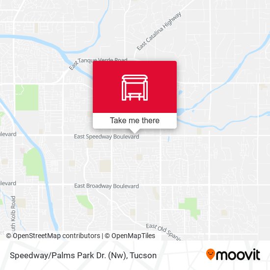 Speedway/Palms Park Dr. (Nw) map