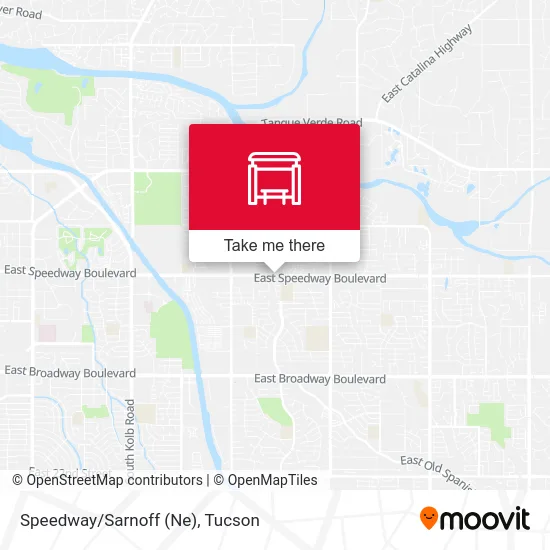 Speedway/Sarnoff (Ne) map