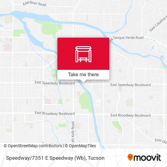Speedway/7351 E Speedway (Wb) map