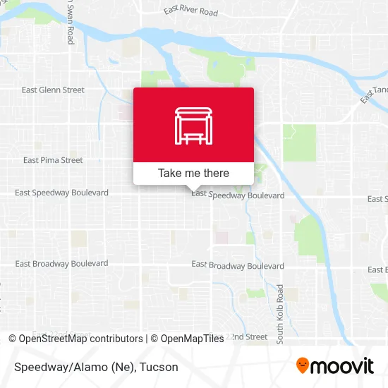 Speedway/Alamo (Ne) map