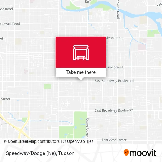 Speedway/Dodge (Ne) map