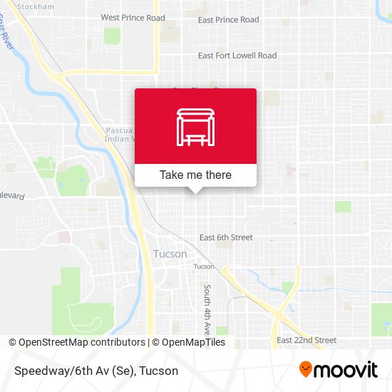 Speedway/6th Av (Se) map