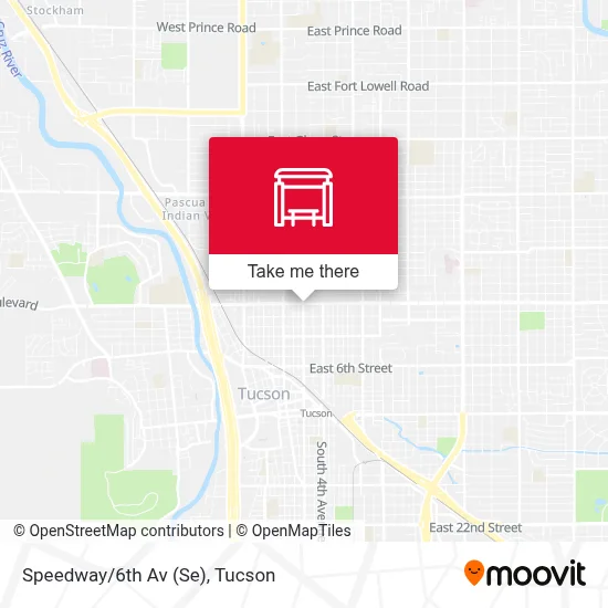 Speedway/6th Av (Se) map