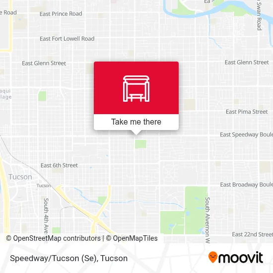 Speedway/Tucson (Se) map